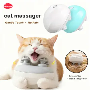 [HipiPet] Cat Head Massager Electric: Auto Scratching Relief for Anxious Kitties - Perfect for Home Relaxation Cat Brush Cat Toy
