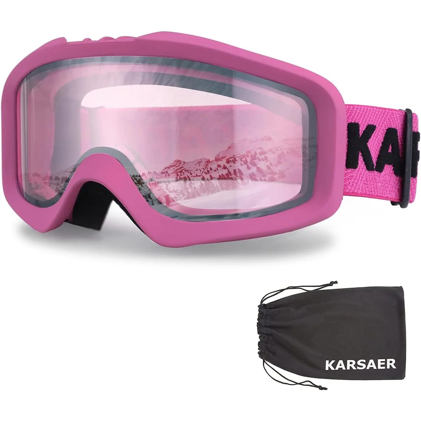 Matte Red Violet Frame Light Pink Lens Vlt 55%