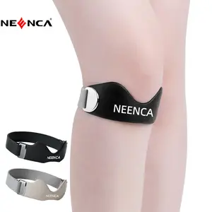 NEENCA Silicone Adjustable Patellar Brace for Running Basketball Volleyball Squatting and Jumping Exercises Comfortable Support