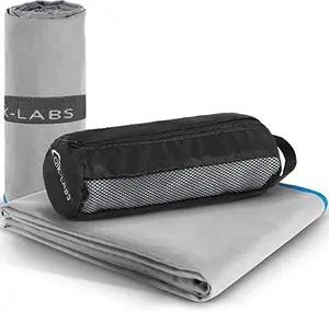 QIK-LABS XL Microfiber Travel Towel, Fast Drying Lightweight Camping Towels