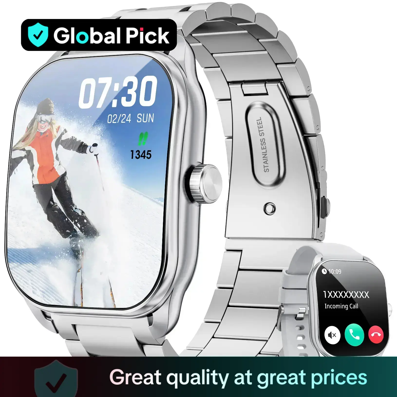 Multifunctional Smart Watch, 1 Set Fashion Digital Watch with Multi-Sport Modes, Sports Watch for Women & Men