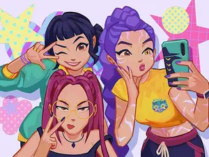 Vibrant Pop - Art Theme Background Banners - Multi-Sizes, Suitable Gifts, Ideal Birthday Parties, Theme Parties, Home Bedroom Decorations, Indoor And Outdoor Decorations