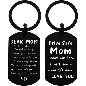 Christmas Keychain Gifts for Mom - Mom Birthday Christmas Keychain Gifts, Mommy Mother Keyring