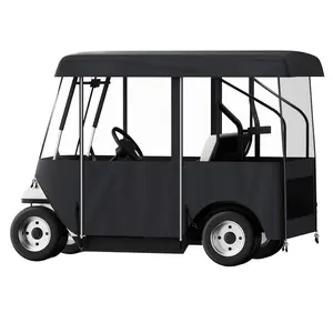 VEVOR Golf Cart Enclosure 86'', TikTokShopBlackFriday, 4-Person Golf Cart Cover, 4-Sided Fairway Deluxe, 300D Waterproof Driving Enclosure with Transparent Windows, Fit for 4-Seat EZGO, Club Car, Yamaha Carts