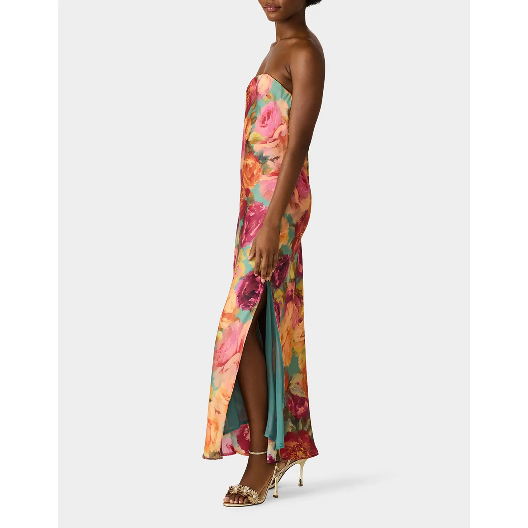 saloni green dress SALONI Women's Fleur Dress, Mist Green, 12 at Amazon Women's Clothing store