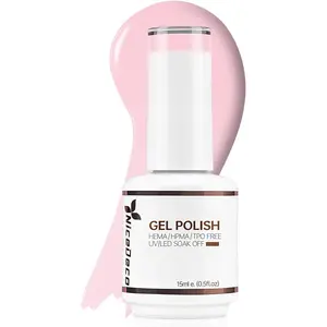 Nicedeco Gel Nail Polish, 15ml UV/LED Soak-Off Gel Polish Nail Art Manicure Pedicure, Salon & Home Use - Long Lasting & Easy to Apply 005