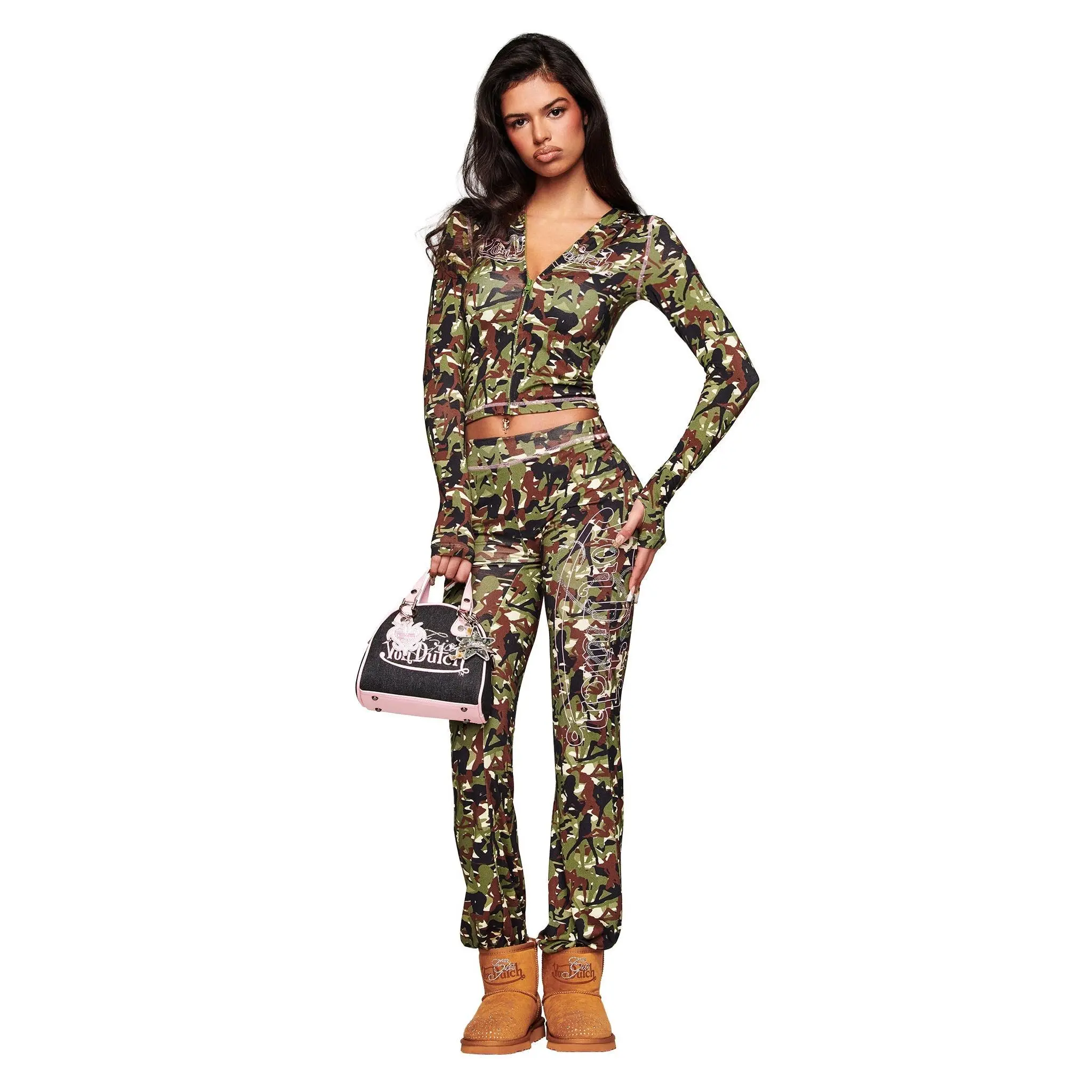 I.AM.GIA X VON DUTCH BLARE HOODIE - GIA GIRL CAMO I.AM.GIA X VON DUTCH BLARE HOODIE - GIA GIRL CAMO