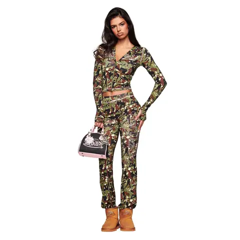 I.AM.GIA X VON DUTCH BLARE HOODIE - GIA GIRL CAMO