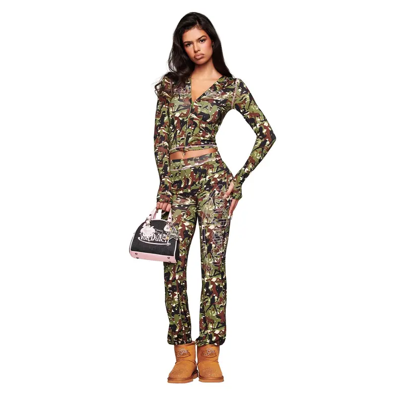 I.AM.GIA X VON DUTCH BLARE HOODIE - GIA GIRL CAMO