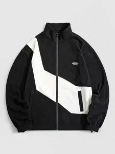 ZAFUL Men's Fleece Lined Winter Jacket, Warm Fashion Design, Perfect for Cold Weather, Comfortable Daily Wear Outerwear Coats windbreaker