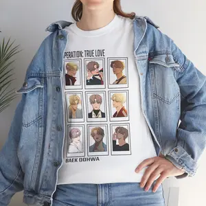 Operation: True Love - Baek Dohwa Webtoon Graphic Tee | Unisex Manhwa Shirt