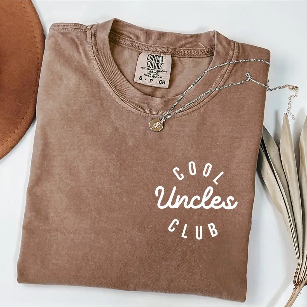 Comfort Colors Cool Uncles Club Shirt Pregnancy Announcement Shirt for Uncle Cool Uncle T-Shirt New Uncle Shirt Gift for Uncle to Be