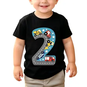 Unisex Kids Basic Round Neck Short Sleeve Shirts, Multi Color Daily Essential Tees for Kids Holiday Outdoor Group Activities and Campus Life