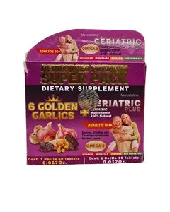 6 AJOS DORADOS + GERIATRIC PLUS 150 cápsulas Supplement Dietary Vitamin Capsules Moringa Immune Support