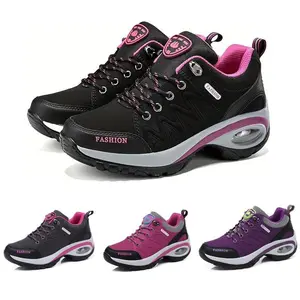 Women’s Sports Casual Shoes – Thick-Soled, Shock-Absorbing Air Cushion Outdoor Shoes for Middle-Aged Moms and Travelers
