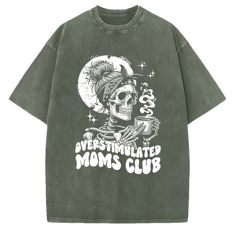 Washed T-shirt-Green