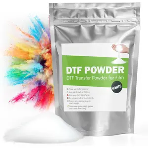 DTF , 500g / 1.1lb White DTF Transfer , Hot Melt Adhesive for Sublimation, Ideal for Digital Prints  Any Color and Material Fabric
