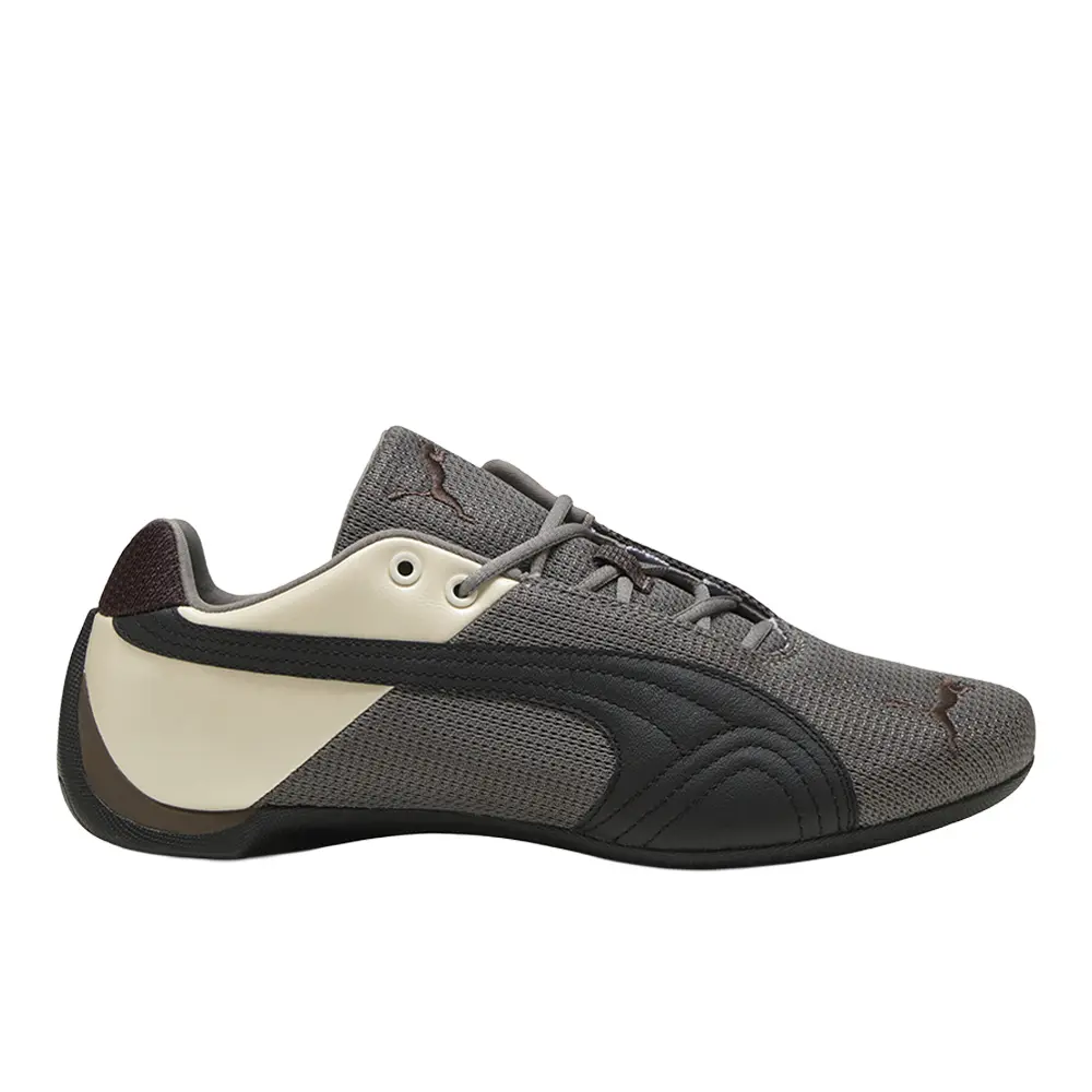 PUMA Mens Future Cat Metallic Lace Up Sneakers Shoes Casual - Grey