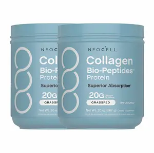 2 Pack NeoCell Collagen Peptides Powder 20oz - Grassfed Protein Supplement DD- Advanced with 18 Essential Amino Acids