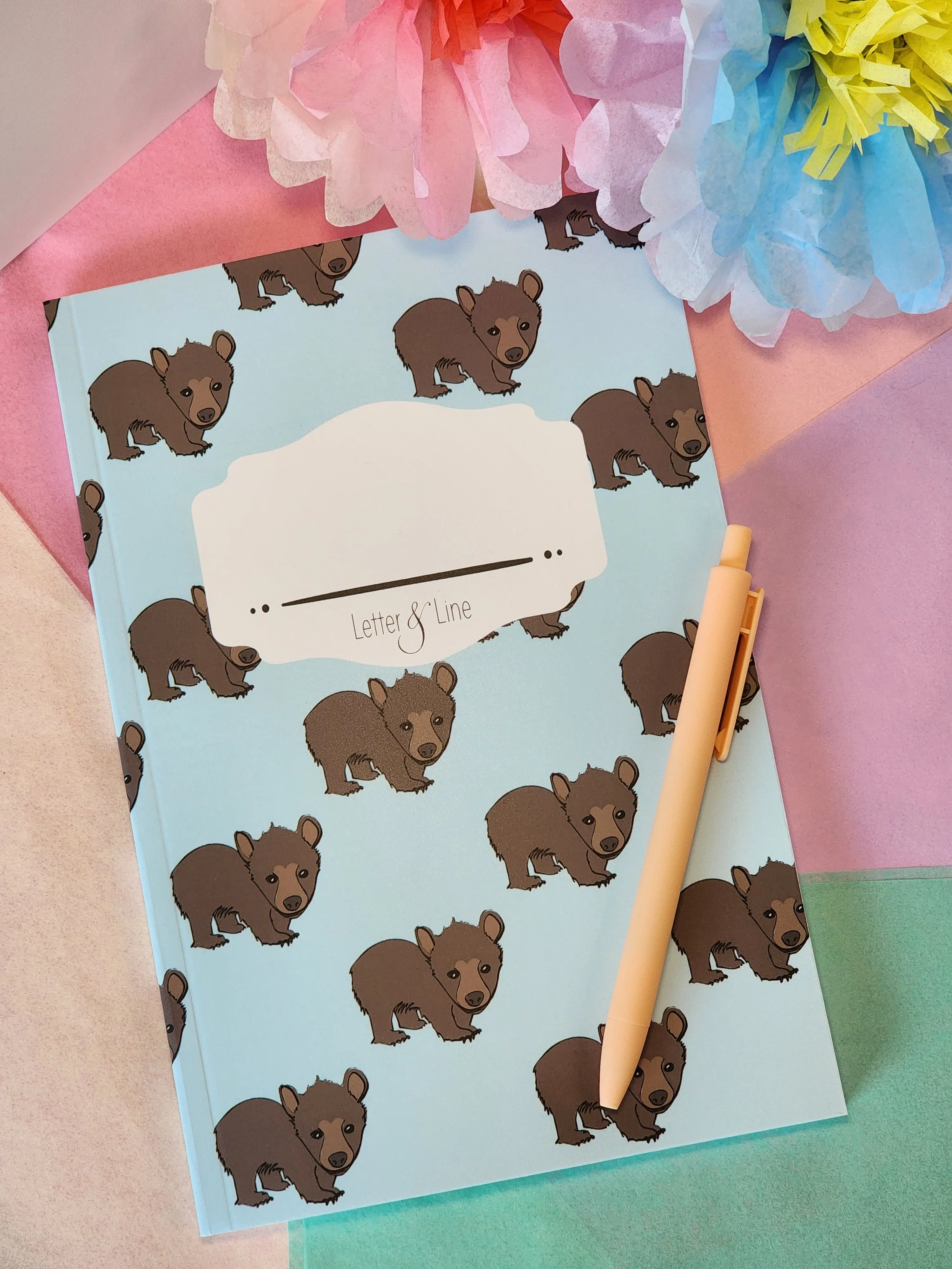 Bear Notebook - 6" x 9" Softcover Journal