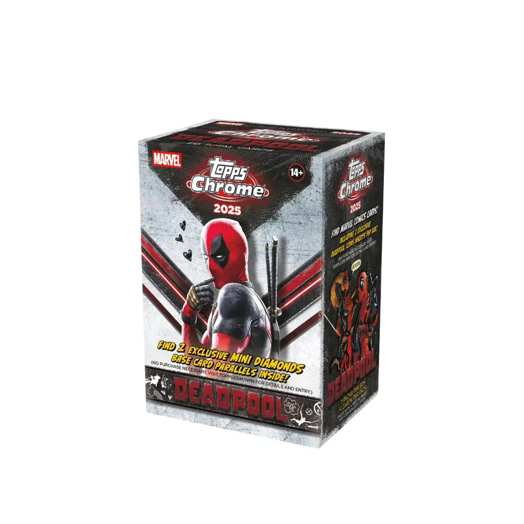 2025 Topps Chrome Marvel Deadpool Blaster Box