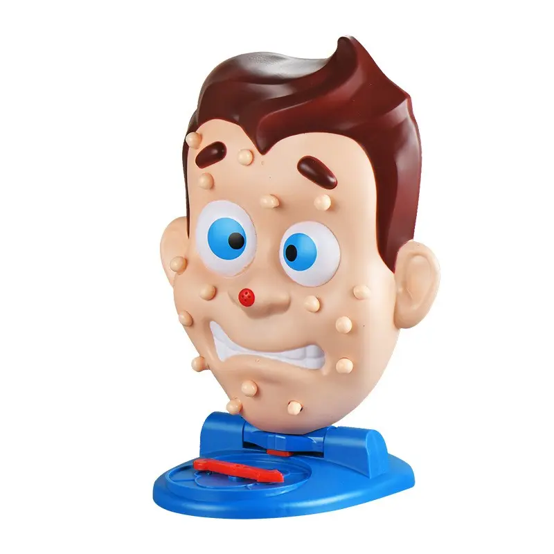 Parent-Child Pimple Squeezing Tabletop Game Set - Decompression Squeeze Fidgets, Stress Reliever, Magnetic Building Blocks with Butter Squishy Dumpling Mystery Mud, Funny Gift for Kids & Adults
