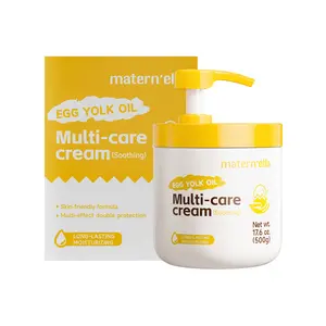Matern'ella Egg Yolk Oil:，Moisturizes and Locks in Water, Relieves Dry Skin, Natural Ingredients Non - Irritating, Contains Ω, Multiple Vitamins, Squalane, Sea Buckthorn Fruit Oil, and Shea Butter
