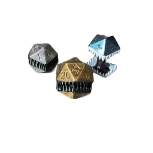 Miniature Mimic Dice Rollable Mimic D20 3d Printed Dice dnd rpg