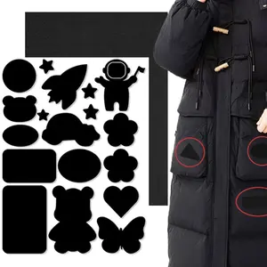 Self-Adhesive Seamless Fabric Patch and Floral Embroidery Appliques, Ideal for Clothing Repair, Durable and Easy to Use, Perfect DIY Fix for Down Jackets