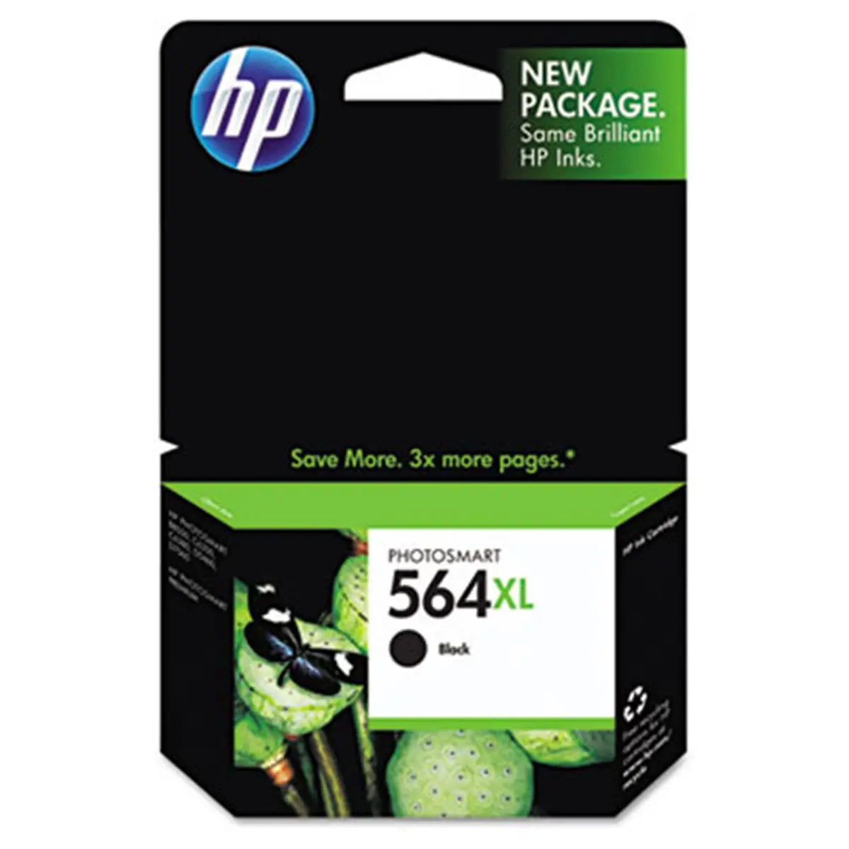 Hewlett-Packard (HP) CN684WN CB321WN 564XL High-Yield Black Printer Ink Refill, Inkjet Printer Ink Cartridge with 800 Page-Yield, Inkjet Printer Ink Cartridges