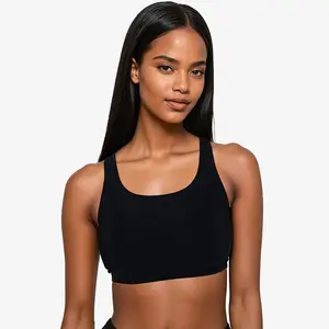 Women's Racerback UPF 50+ Swim Bra with Sewn in or Removable Cups