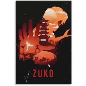Anime Posters Zuko Art Poster Canvas Painting Decor Wall Print Photo Home Modern Decorative Poster