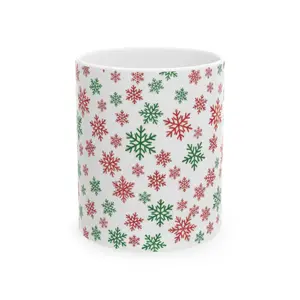 Snowflake Mug | Christmas Ceramic Mug