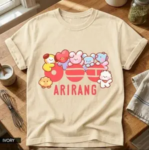 Youth & Adult Arirang Tour Shirt, Bangtan 2026 Concert Tee, Kpop Fan Gif, World Tour Merch, ARMY Spirit Shirt