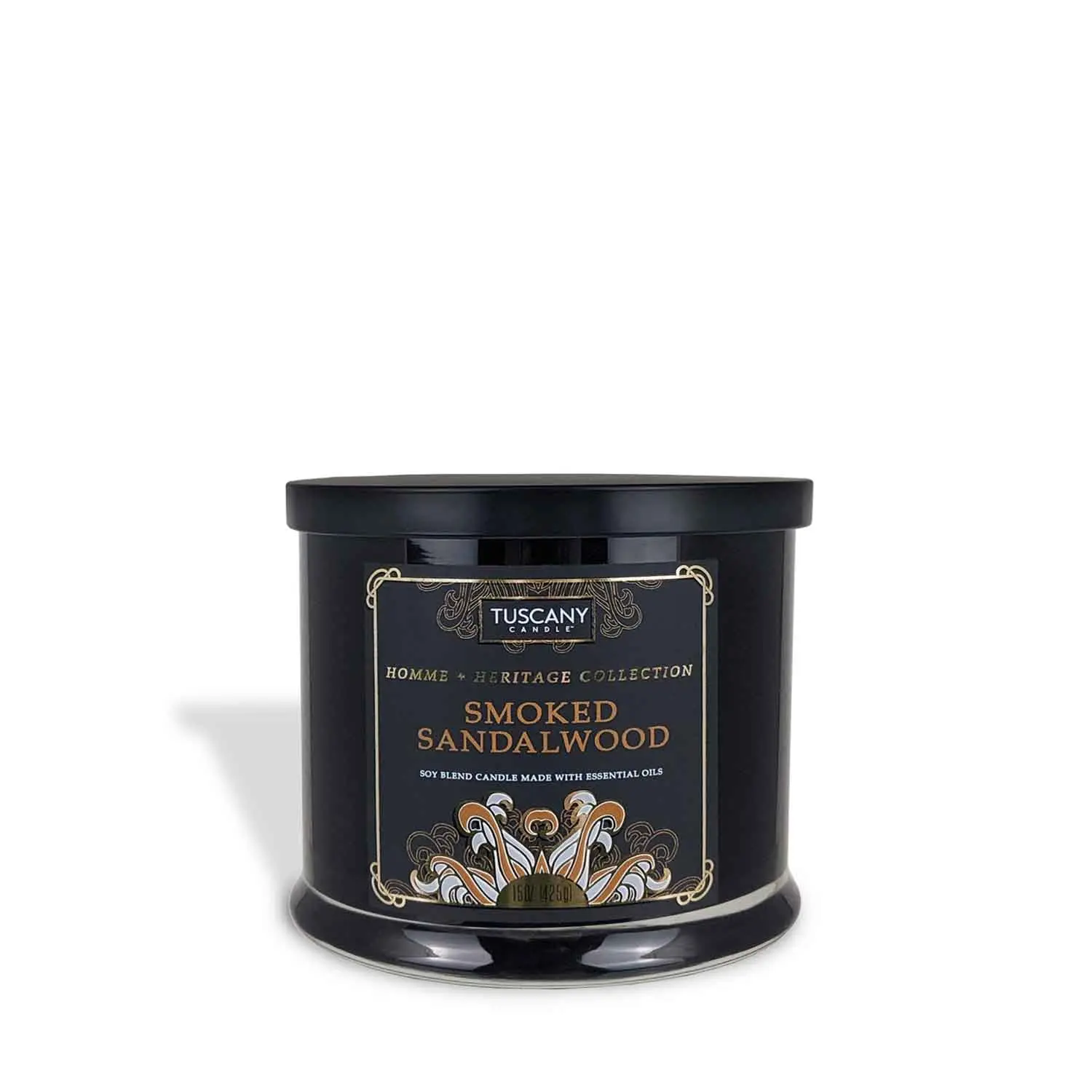 Smoked Sandalwood Scented Jar Candle (15 oz) – Homme + Heritage Collection
