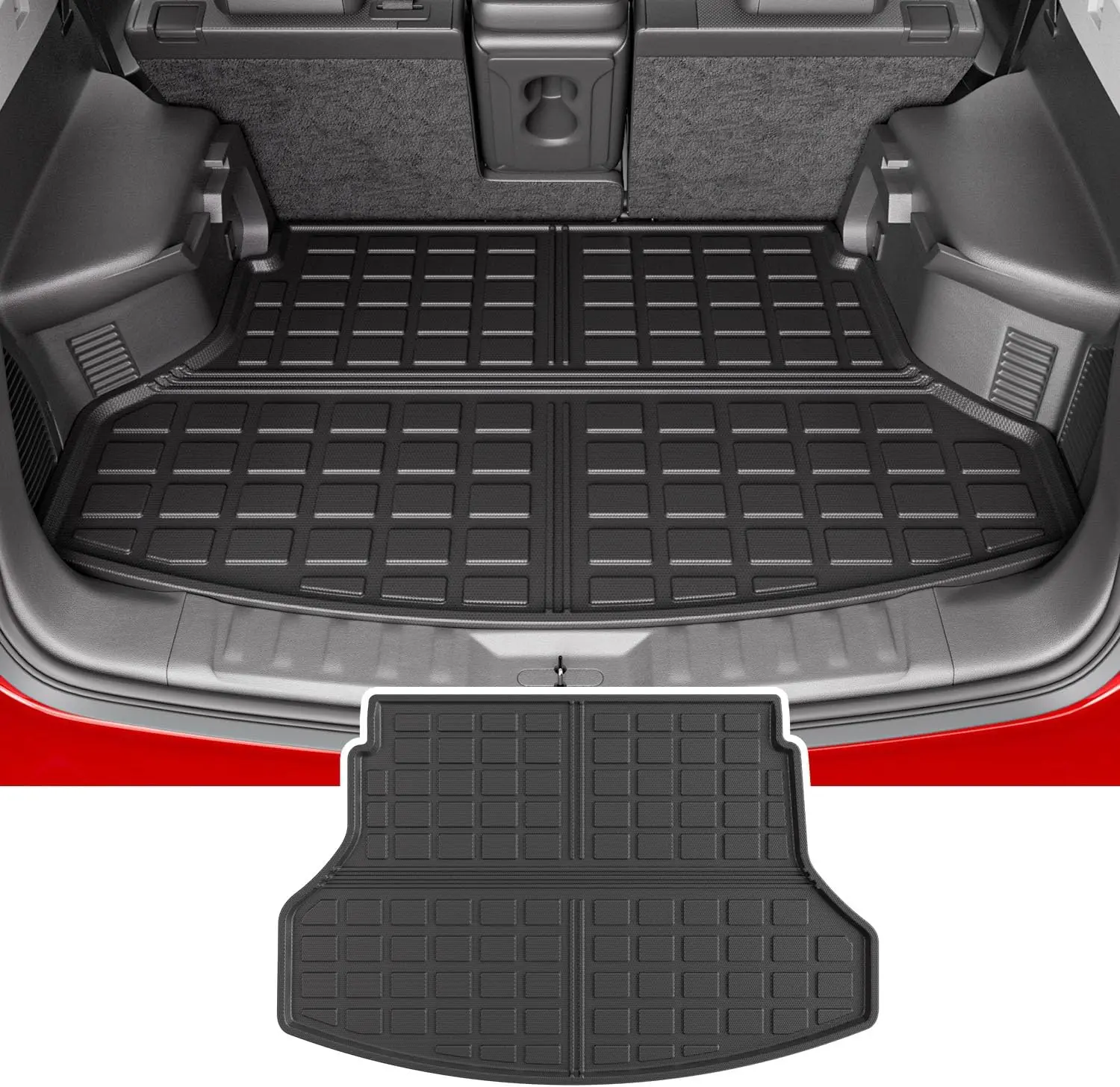 [Fits 14-20 Rogue] Trunk Mat Compatible with 2014-2020 Nissan Rogue Cargo Mat Cargo Liner Trunk Liner Replacement for 2014 2015 2016 2017 2018 2019 2020 Nissan Rogue Accessories