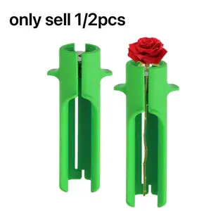 Rose Thorn Stripper Tool - Quickly Remove Thorns and Branches of Roses, Florist Supplies, Florist-Grade Thorn Remover for Roses with Safety Guard for Bouquets and Pruning