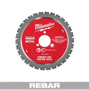 Milwaukee 48-40-4064 #10 (1-1/4”) Rebar Cutting Blade
