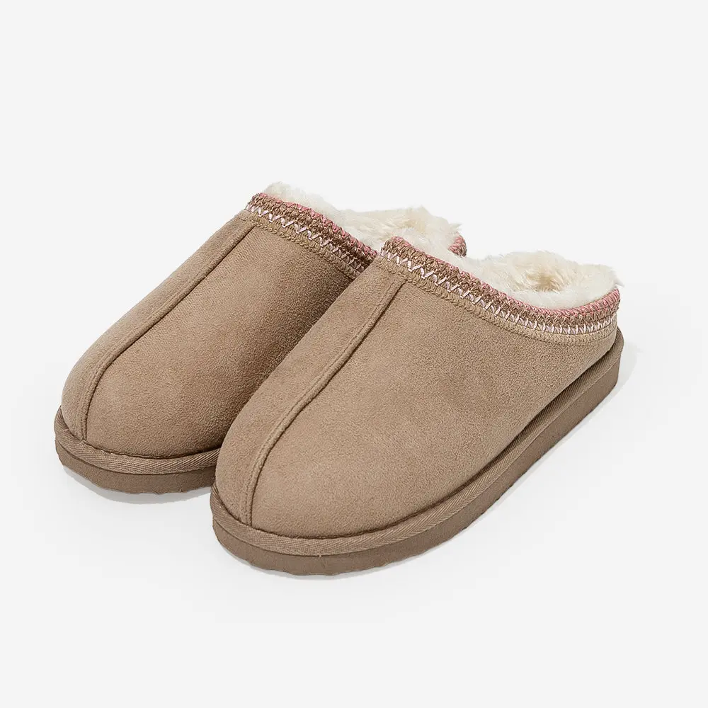 Moccasins | Tan/Pink