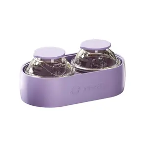 Planet Shape Silicone Ice Ball Mold with Lid, 2 Grids 5cm Large Round Ice Tray, BPA Free Flexible Ice Maker for Whiskey Cocktails Coffee Home Bar