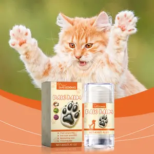 Pet Moisturizing Paw Balm Stick, Dog & Cat Claw Care Product for Preventing Paw Pad Cracking and Softening