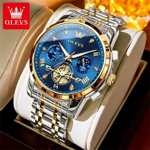 OLEVS 2856 Men's Luxury Chronograph Watch Waterproof Luminous Wristwatch