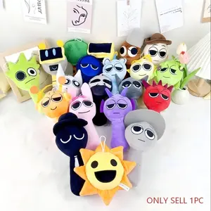 Cute Cartoon Plush Toy, 1 Count Colorful Emotional Expression Plushie, Soft Stuffed Animal, Kawaii Plush, Ideal Birthday & Holiday Gift