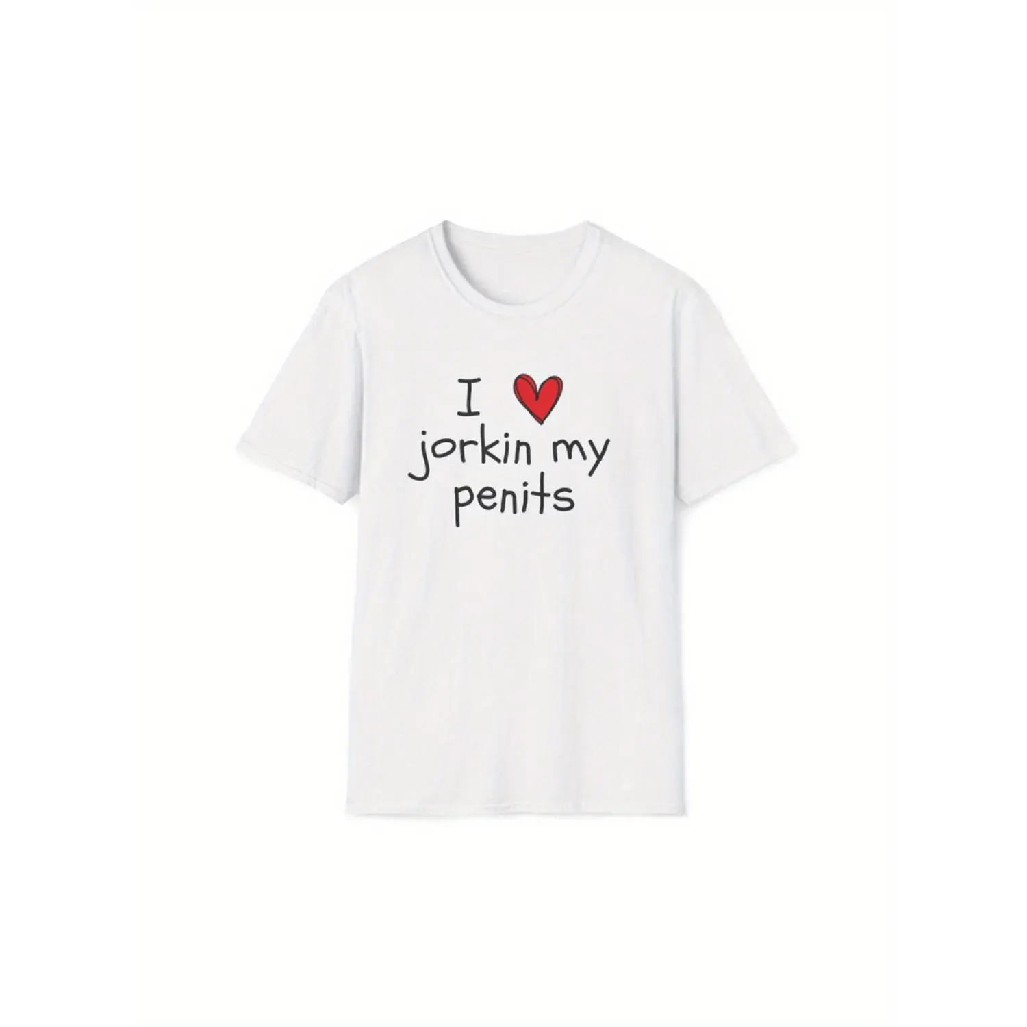 Enjoy Jorkin Penits T Shirt with Funny Meme Unisex Soft Breathable Versatile Casual Streetwear Comfortable Top