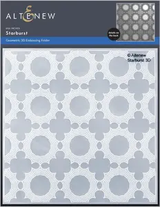 Starburst 3D Embossing Folder