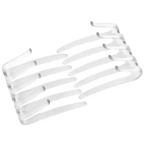 Parcelona French Crab Interlocking Medium Cellulose Hair Side Comb for Women