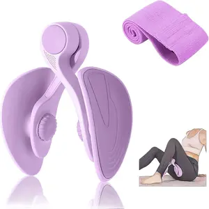Thigh Exercise Equipment 35LB, Multi-Functional Lower Body Training Device with Resistance Band for Home Fitness Workouts