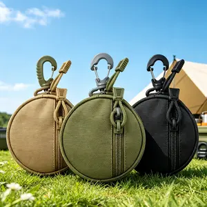 Outdoor e Portable Storage Bag MiniPouch Tactical Zippered Case Essential gear for outdoor activities hiking biking camping and mountain climbing Key Headphones and Lipstick Pouch