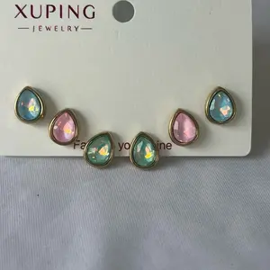 Beautiful earring gold plated los 3 pares por 15