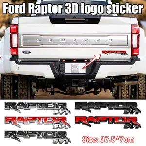 Ford Car Letter Trunk Emblem Sticker, Waterproof Scratch-Resistant Self-Adhesive Decal for F-150 Raptor, F-250 Raptor, F-150, F-250, F-350, Ranger